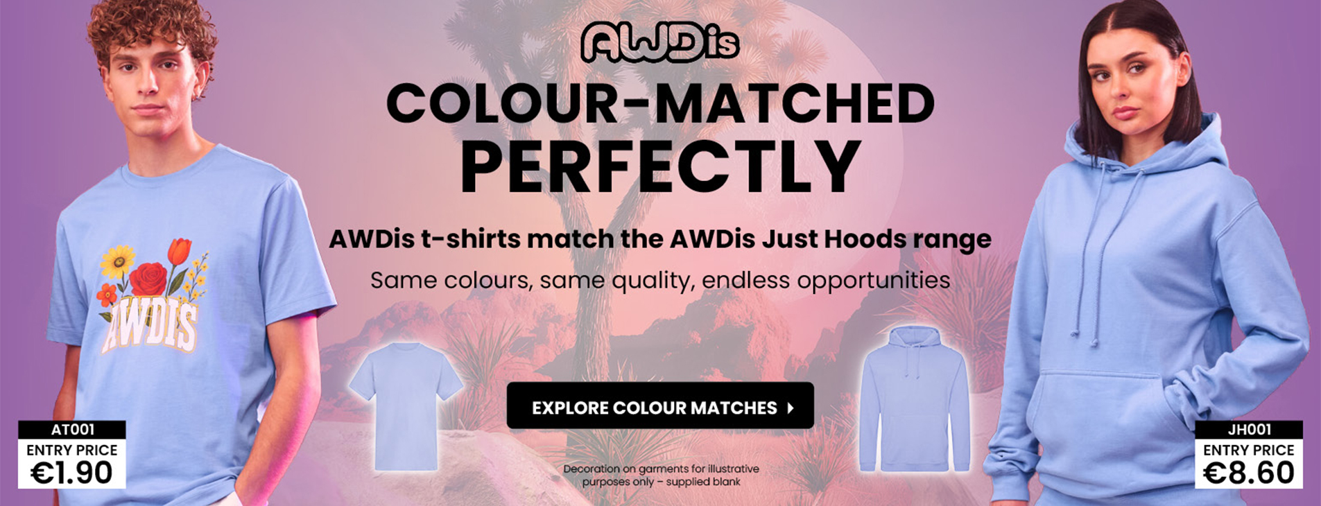AWDis colour match collection